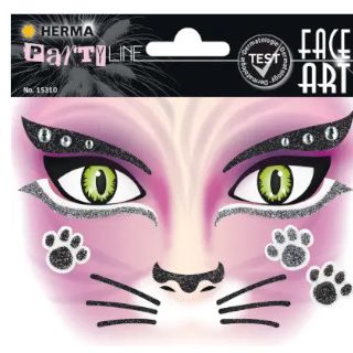 pegatinas-cara-brillante-gato-papelería-telli