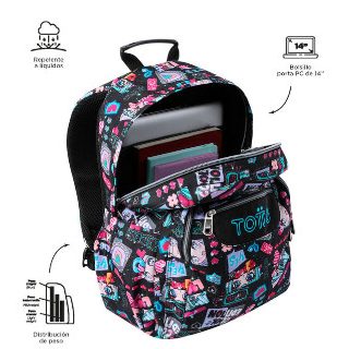 mochila-escolar-totto-acuareles-adapt.-carro-negro-misato-papelería-telli