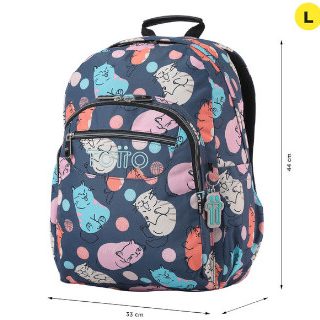 mochila-escolar-totto-acuareles-adapt.-carro-eco-friendly-gatos-papelería-telli