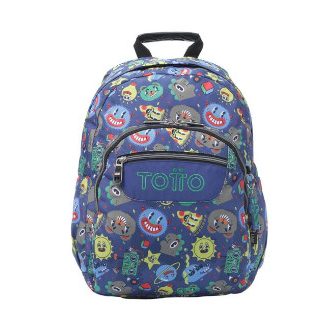 mochila-escolar-totto-gommas-pequeña-azul-tello-papelería-telli