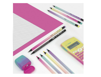 lapiz-grafito-milan-hb-con-goma-serie-sunset-papelería-telli