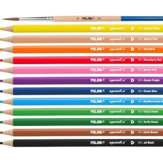 lapices-de-colores-triangulares-acuarelables-+-pincel-12-udes-papelería-telli