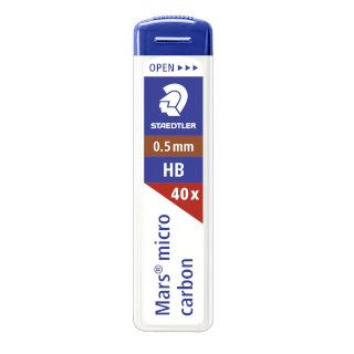 minas-staedtler-mars-micro-grafito-0-5-hb-tubo-40-uds-papelería-telli