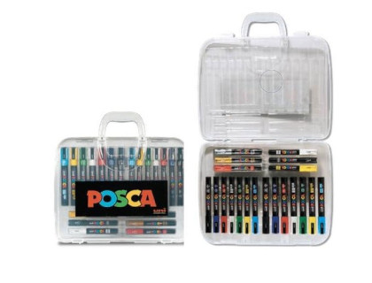 maletin-de-plastico-trans.-de-20-rotuladores-uni-posca-pc1m-pc3m-pc5m-papelería-telli