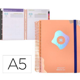 agenda-escolar-liderpapel-a5-d/p-antartik-24-25-maximal-naranja-papelería-telli