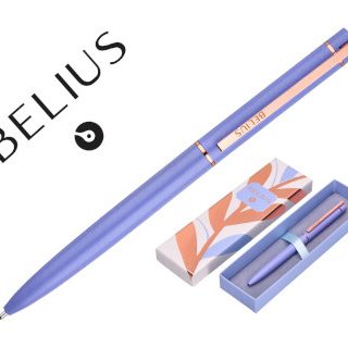 boligrafo-belius-rose-aluminio-lavanda-y-dorado-tinta-azul-papelería-telli