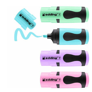 rotulador-fluorescente-edding-mini-pastel-papelería-telli