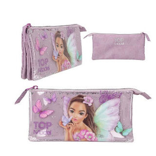 estuche-top-model-3-compartimentos-fairy-love-papelería-telli