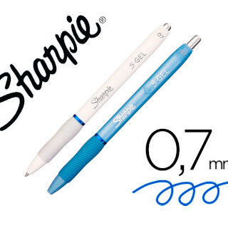boligrafo-sharpie-fashion-retractil-gel-azul-0-7-mm-papelería-telli
