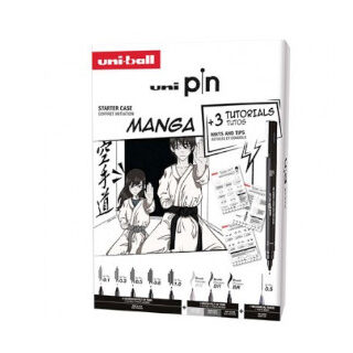 estuche-8-rotuladores-uni-pin-manga-papelería-telli