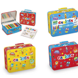 rotulador-carioca-caja-metalica-100-+-100-album-para-colorear-papelería-telli