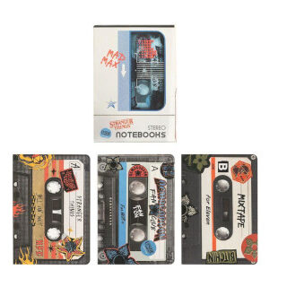 pack-3-cuadernos-a6-con-fundas-stranger-things-walkman-papelería-telli
