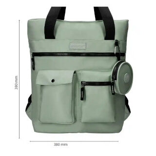 mochila-antartik-bolso-flip-portatil-15"-verde-papelería-telli