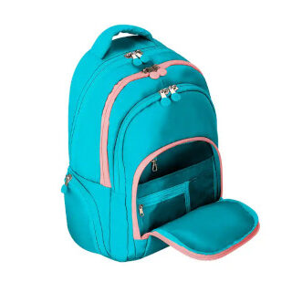 mochila-antartik-adapt.-carro-fusion-flex-multibolsillo-turquesa-19-ltos.-papelería-telli