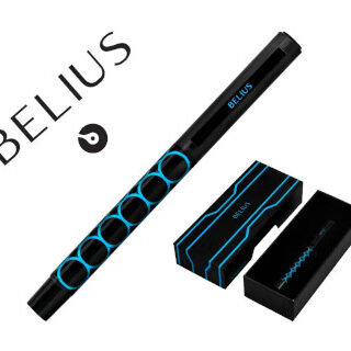boligrafo-belius-legacy-aluminio-circulos-azul-cuerpo-negro-papelería-telli