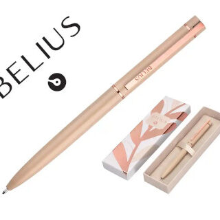 boligrafo-belius-rose-aluminio-color-beige-claro-rosa-papelería-telli