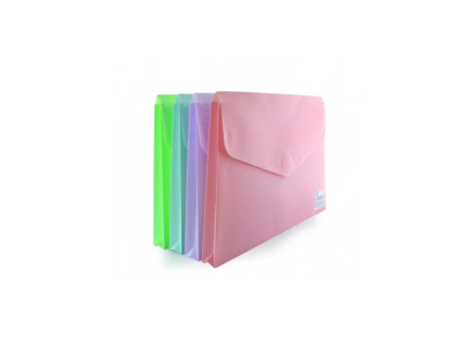 sobres-fuelle-con-velcro-a4+-colores-classic-translucidos--papelería-telli