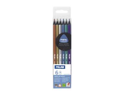 estuche-de-6-lapices-milan-metal-madera-negras-papelería-telli