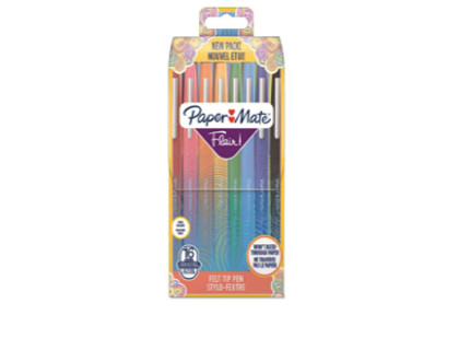 rotuladores-nylon-paper-mate-flair-16-udes-carnival-papelería-telli