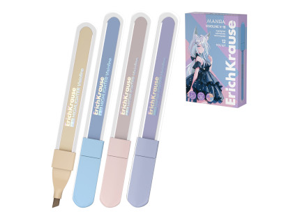 rotuladores-erich-krause-manga-pastel-4-udes.-papelería-telli