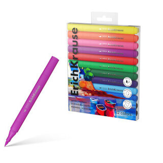 rotuladores-erich-krause-pincel-acrilico-12-udes-papelería-telli