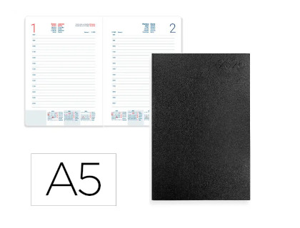agenda-liderpapel-corfu-a5-2026-d/p-negro-papelería-telli