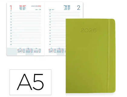 agenda-liderpapel-mykonos-15x21-2026-d/p-verde-claro-papelería-telli