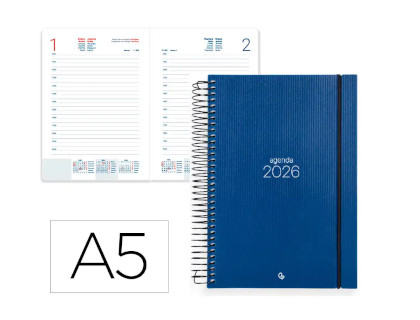 agenda-liderpapel-espiral-olbia-a5-2026-d/p-azul-papelería-telli