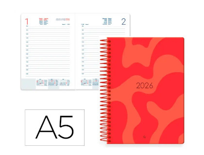 agenda-liderpapel-espiral-syro-a5-2026-d/p-rojo-papelería-telli