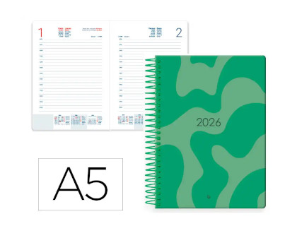 agenda-liderpapel-espiral-syro-a5-2026-d/p-verde-papelería-telli