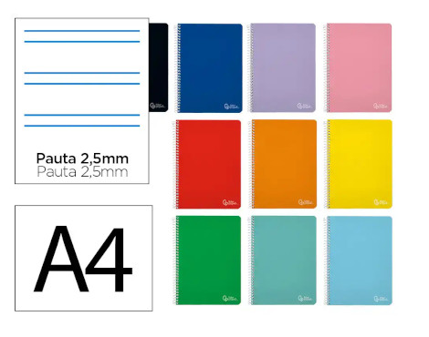 cuaderno-espiral-liderpapel-a4-witty-tapa-dura-80h-90gr--2-5mm-colores-surtidos-papelería-telli