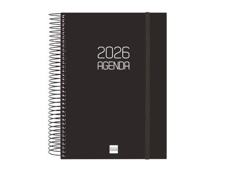 agenda-espiral-opaque-2026-e10-dp-negro-papelería-telli
