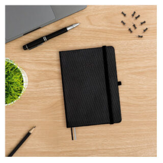 agenda-mínimal-textura-2026-m4-dp-negro-papelería-telli