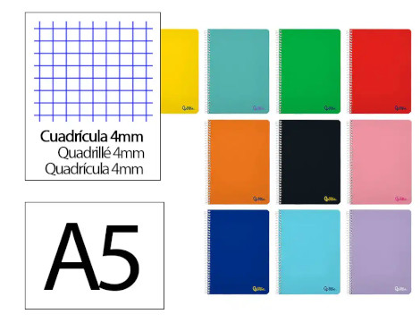 cuaderno-espiral-liderpapel-a5-smart-tapa-blanda-80h-75gr-cuadro-4mm-con-margen-colores-surt-172240-papelería-telli