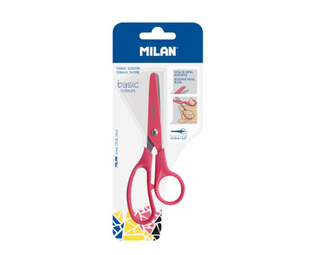 tijera-basic-milan-basic-rojo-papelería-telli