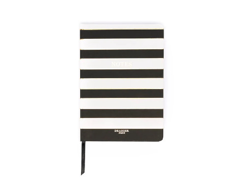 cuaderno-notas-a5-office-chic-oro--marfil-y-negro-horizontal-papelería-telli