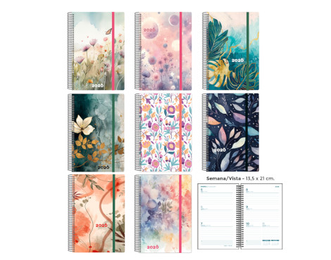 agenda-espiral-poliprop.-senfort-2026-13-5-x-21-s/v-decorada-autumn-papelería-telli