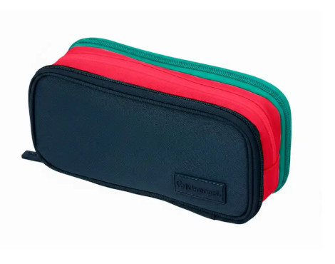 portatodo-liderpapel-funky-3-cremalleras-azul--rojo-y-verde-papelería-telli