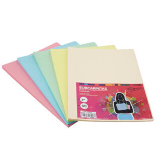 subcarpetas-surtido-suave-15uds-tamaño-folio-papelería-telli