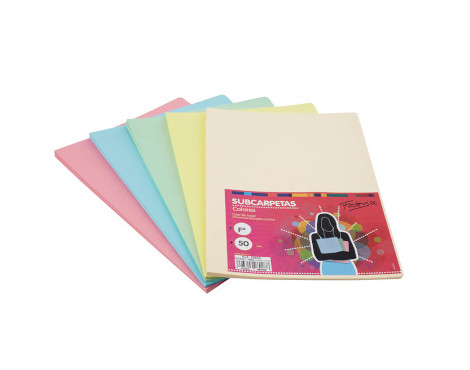 subcarpetas-surtido-suave-15uds-tamaño-folio-papelería-telli