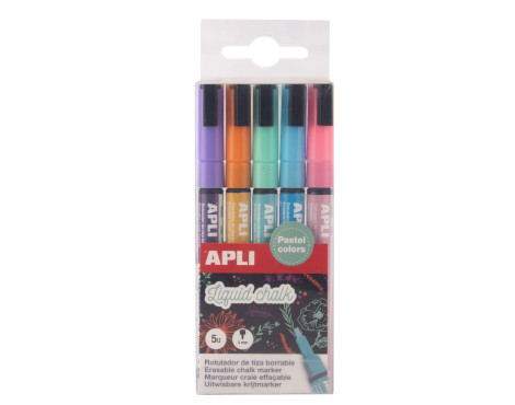 rotulador-tiza-liquida-5-colores-pastel-3-mm-papelería-telli