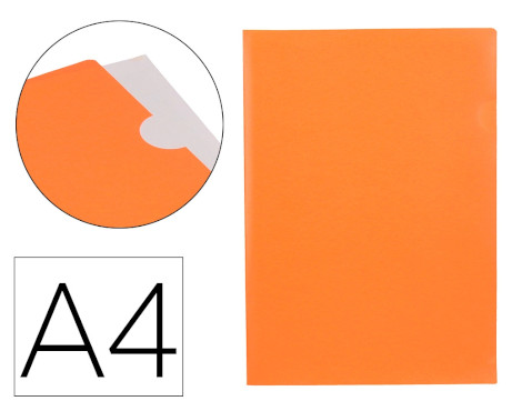 carpeta-liderpapel-dossier-uñero-polipropileno-din-a4-naranja-fluor-opaco-papelería-telli