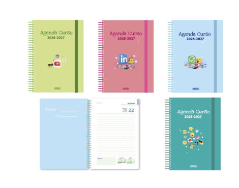 agenda-escolar-emojis-4º-d/p-26-27-papelería-telli