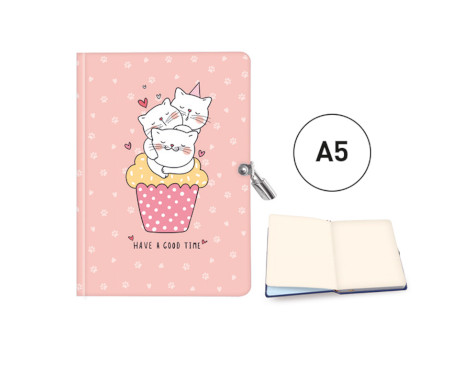 diario-con-candado-senfort-cats-papelería-telli