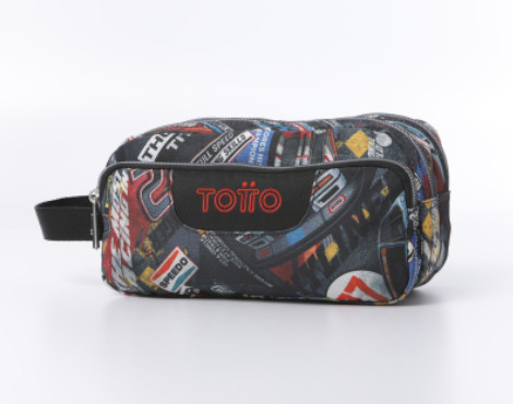 estuche-tres-cremalleras-totto-agapec-rally-red-papelería-telli