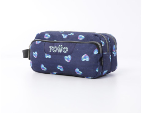 estuche-tres-cremalleras-totto-agapec-glitter-nacary-papelería-telli