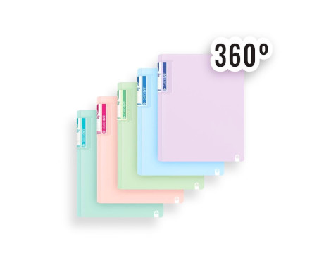 carpeta-anillas-foam-soft-4/25-mm-verde-pastel-papelería-telli