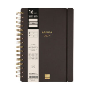 agenda-finocam-espiral-26-27-16-meses-haiku-svh-e10-negro-papelería-telli