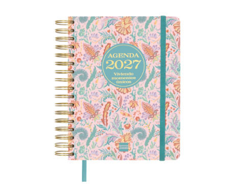 agenda-espiral-vitae-16-meses-26-27-1/4-svh-rosa-papelería-telli