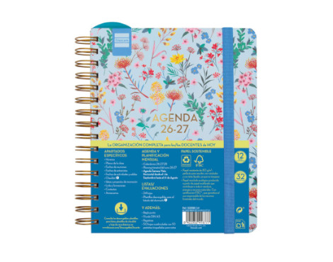 agenda-docente-magistral-design-curso-26-27-flower-papelería-telli